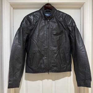 Men's Black Leather Jacket
